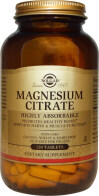Solgar Magnesium Citrate 200mg Συμπλήρωμα Διατροφής Για Την Καλή Λειτουργία Των Μυών & Του Νευρικού Συστήματος 120 ταμπλέτες