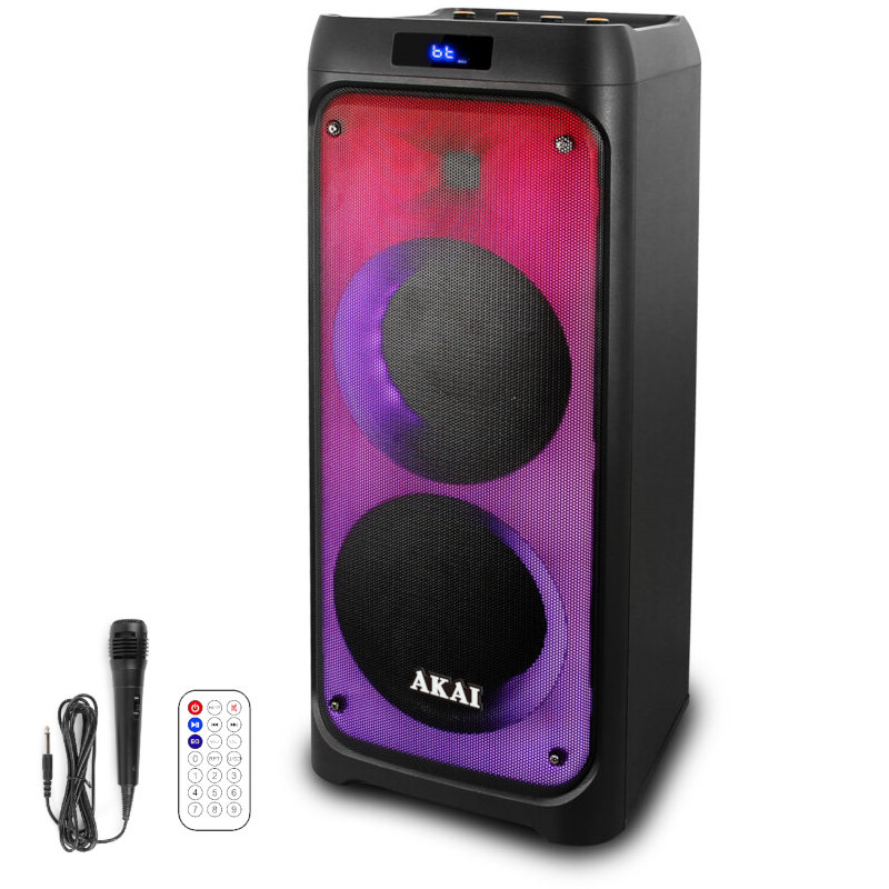 Akai Party Speaker Bluetooth Party Speaker Led Usb