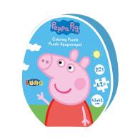 Παζλ Χρωματισμού 2 Όψεων Peppa Pig Luna Toys42 Τμχ.42x42 εκ.