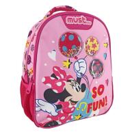 Σχολική Τσάντα Πλάτης Νηπίου Disney Minnie Mouse So Fun Must 2 Θήκες