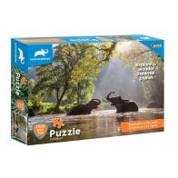 Παζλ Ελέφαντες στη Λίμνη Animal Planet Luna Toys 1000 Τμx. 73x48εκ.