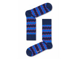 Happy Socks Ανδρικές Κάλτσες Squiggly Sock, Μέγεθος 41-46, SQU01-6000