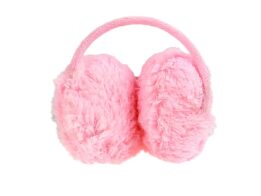 Προστατευτικά Αυτάκια Στέκα Earmuffs σε ροζ χρώμα, από Οικολογική Γούνα