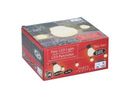 Party Lighting φωτιζόμενη Led γιρλάντα με 10 λαμπάκια, 6 μέτρα, σε θερμό φωτισμό με μπαταρίες, 47466