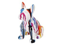 Διακοσμητική Κεραμική Φιγούρα Σκυλάκι Ράτσας Bulldog, 12x19x20 cm