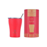 Estia Save the Aegean Ποτήρι Θερμός 350ml Scarlet Red