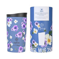 Estia Θερμός Travel Mug 350ml 01-20439 Garden Blue