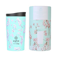 Estia Θερμοσ Travel Mug Save The Aegean 350ml Blossom Green  01-20446