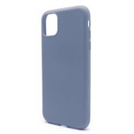 Θήκη Liquid Silicon inos Apple iPhone 11 Pro L-Cover Γκρι-Μπλε