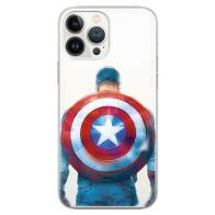 Θήκη Soft TPU Marvel Captain America 002 Apple iPhone 15 Pro Max Διάφανο