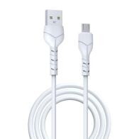 Καλώδιο Σύνδεσης USB 2.0 Devia EC205 V2 USB A σε Micro USB 1m Kintone Λευκό