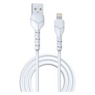 Καλώδιο Σύνδεσης USB 2.0 Devia EC406 V2 USB A σε Lightning 1m Kintone Λευκό