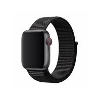 Λουράκι Devia Sport3 Nylon Woven Apple Watch (42/ 44/ 45/ 49mm) Deluxe Μαύρο