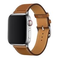 Λουράκι Devia Elegant PU Leather Apple Watch (38/ 40/ 41mm) Καφέ