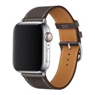 Λουράκι Devia Elegant PU Leather Apple Watch (38/ 40/ 41mm) Taupe