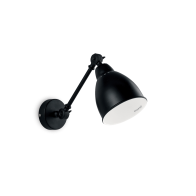 Ideal Lux Φωτιστικό Τοίχου Απλίκα Μονόφωτο Newton AP1 027852 Nero