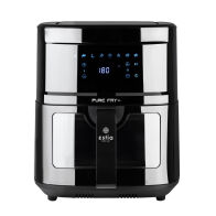 Estia Φριτεζα Αερος Pure Fry Xl 1700W 9.1lt Me Ψηφιακη Οθονη & 8 Προγραμματα 06-20620 Μαυρο