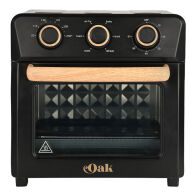 Estia Φριτεζα Αεροσ Oak 1400w 12lt Με 4 Λειτουργειεσ Ψησιματοσ Μαυρο  06-23690