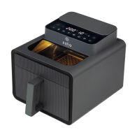 Estia Air Fryer Recta Fry 1600w 7lt Me Ψηφιακη Οθονη & 6 Προγραμματα Γκρι  06-23942