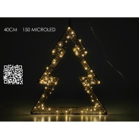 ARTELIBRE Δέντρο Φωτιζόμενο 150 Micro LED Θερμό Φως 40cm