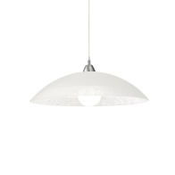 Ideal Lux Κρεμαστό Φωτιστικό Οροφής Μονόφωτο Lana SP1 D50 068169 Λευκό