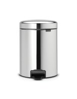 BRABANTIA Δοχείο Απορριμμάτων με Πεντάλ Χρωμέ New Icon 5lt - 080.1126/21