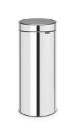 Brabantia Δοχείο Απορριμμάτων Touch Bin Χρωμέ Ανοξείδωτο 30lt - 080.1153/25