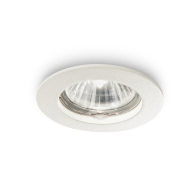 Ideal Lux Downlight Φωτιστικό Χωνευτής Τοποθέτησης Μονόφωτο Jazz 083117 GU10 max 1 x 50W Λευκό