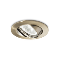 Ideal Lux Downlight Φωτιστικό Χωνευτής Τοποθέτησης Μονόφωτο Swing 083186 GU10 max 1 x 50W Μπρουνίτο