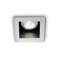 Ideal Lux Downlight Φωτιστικό Χωνευτής Τοποθέτησης Μονόφωτο Funky 083223 GU10 max 1 x 50W Αλουμίνιο