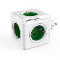 Allocacoc® PowerCube |Original| Πολύπριζο 5 θέσεων – Πράσινο