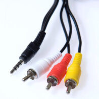 Osio OSK-1115 Καλώδιο 3.5 mm - 15 mm σε 3 AV RCA - 1.5 m