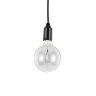 Ideal Lux Κρεμαστό Φωτιστικό Οροφής Μονόφωτο Edison SP1 Nero113319 E27 max 1 x 60W Μαύρο