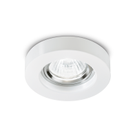 Ideal Lux Downlight Φωτιστικό Χωνευτής Τοποθέτησης Μονόφωτο Blues Round 113999 GU10 max 1 x 50W Λευκό