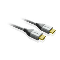 Philips SWV3452S/10GRS Επιχρυσωμένο πλεκτό καλώδιο HDMI High Speed 4K 60 FPS 18Gbps με ethernet 1.8m