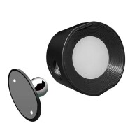 Επαναφορτιζόμενο Φωτιστικό Τοίχου LED Type C, Τηλεχειριστήριο 5W, 160lm, 2600-2800K, 2000Mah Μαύρο CLLAMP-B