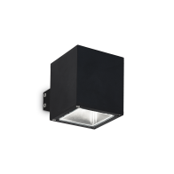 Ideal Lux Φωτιστικό Τοίχου Απλίκα Μονόφωτο Snif Square AP1 123080 G9 max 1 x 40W Μαύρο