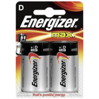 Energizer Αλκαλικές Μπαταρίες D 1.5V Max 2τμχ