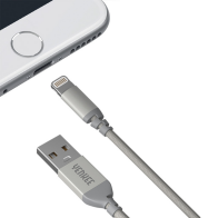 Yenkee Καλώδιο Data Usb to Lightning Usb 2m YCU 612SR - Ασημί