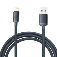 Baseus Crystal Shine Series Cable USB to Lightning 2.4A 2m Black