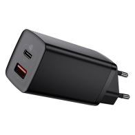 Baseus GaN2 Lite Quick Charger Type-C/USB 65W Black