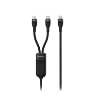 Baseus Flash Series II 1 to 2 Fast Charging Cable Type-C to C+C 100W 1.5m Black