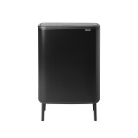 Brabantia Δοχεία Απορριμμάτων 2x30lt Touch Bin Hi Black Σειρά BO