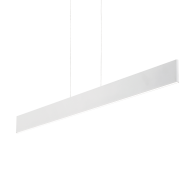 Ideal Lux Κρεμαστό Φωτιστικό Οροφής Μονόφωτο Desk SP1 138237 Led 32W Λευκό