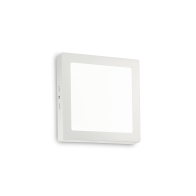 Ideal Lux Φωτιστικό Τοίχου Απλίκα Μονόφωτο Universal 18W Square 138640 19W Λευκό