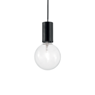 Ideal Lux Κρεμαστό Φωτιστικό Οροφής Μονόφωτο Hugo SP1 139685 E27 max 1 x 60W Μαύρο