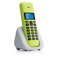 MOTOROLA T301 LIME LEMON (ΕΛΛΗΝΙΚΟ ΜΕΝΟΥ) Ασύρματο τηλέφωνο με ανοιχτή ακρόαση