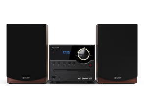 SHARP HI-FI MICRO SYSTEM BROWN XLB517DBR