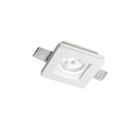 Ideal Lux Downlight Φωτιστικό Χωνευτής Τοποθέτησης Μονόφωτο Samba FI1 Square Small 150291 GU10 max 1 x 35W Λευκό