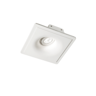 Ideal Lux Downlight Φωτιστικό Χωνευτής Τοποθέτησης Μονόφωτο Zephyr FI1 Big 155722 GU10 max 1 x 35W Λευκό